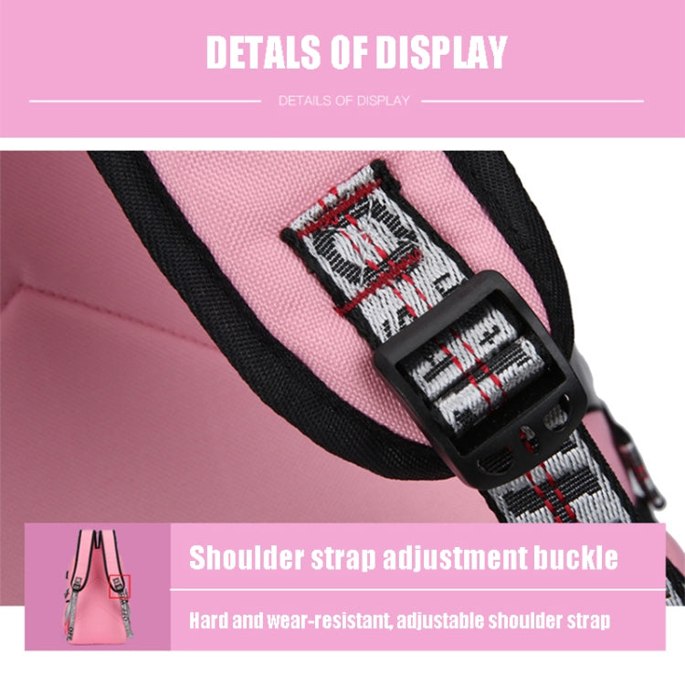 Sports and Leisure USB Charging Anti-Theft Backpack(Pink) - Double-shoulder Bags by buy2fix | Online Shopping UK | buy2fix