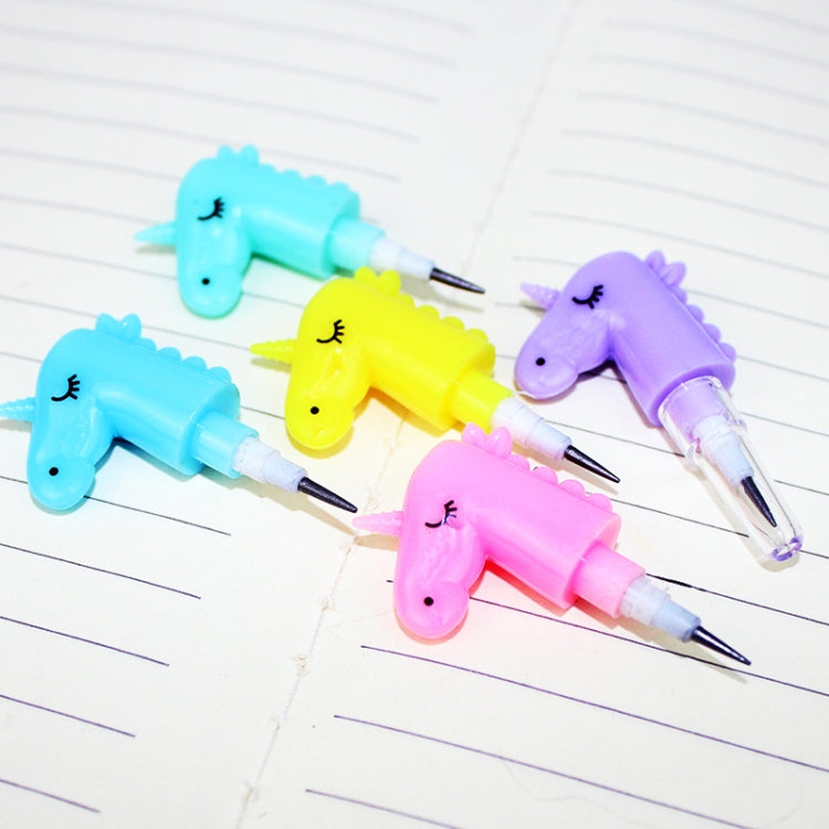 4pcs E19 Cute Cartoon Emoji Building Block Pencil Student Writing Pencil, Random Color Delivery - Pencils by buy2fix | Online Shopping UK | buy2fix