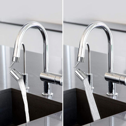 720-Degree Universal Rotating Faucet Anti-Splash Spout Filter Dual-Function Faucet, Specification: Two Sections - Faucets & Accessories by buy2fix | Online Shopping UK | buy2fix