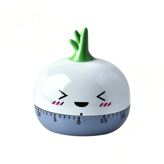 Kitchen Mechanical Timer Cartoon 60 Minutes Timer Baking Cooking Reminder(Onion) - Digital Countdown by buy2fix | Online Shopping UK | buy2fix