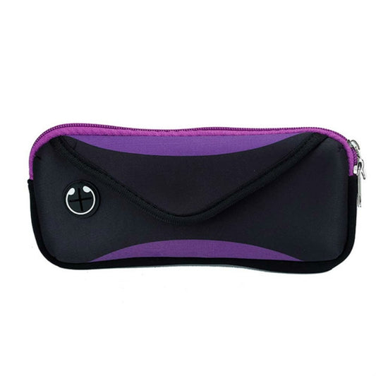 Sports Running Mobile Phone Waterproof Waist Bag, Specification:iPhone Universal(Purple) - Other by buy2fix | Online Shopping UK | buy2fix