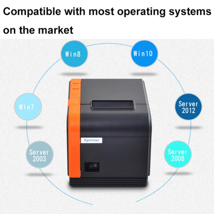 Xprinter XP-T58L 58mm Supermarket Cashier Receipt Thermal Printer, Spec: Parallel Port(EU Plug) - Printer by Xprinter | Online Shopping UK | buy2fix