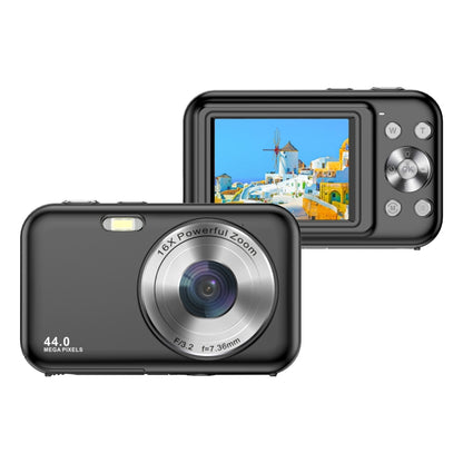 DC406L 2.4-Inch 1080P Mini HD 16X Zoom Digital Camera Home Children Camera EU Plug(Black) - Children Cameras by buy2fix | Online Shopping UK | buy2fix