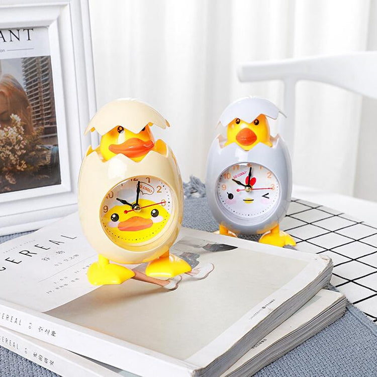 RP001 Cartoon Chicken Eggshell Chicks Alarm Clock Student Gift Children Bedroom Ornaments(Yellow) - Alarm Clocks by buy2fix | Online Shopping UK | buy2fix