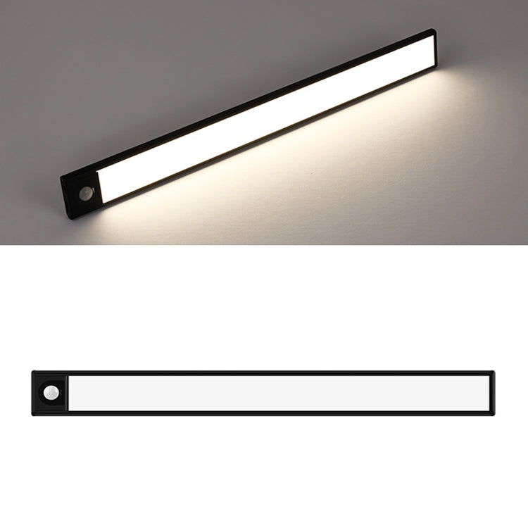 Intelligent Automatic Human Body Induction Wireless LED Lamp 20cm(Black + Neutral Light) - Sensor LED Lights by buy2fix | Online Shopping UK | buy2fix