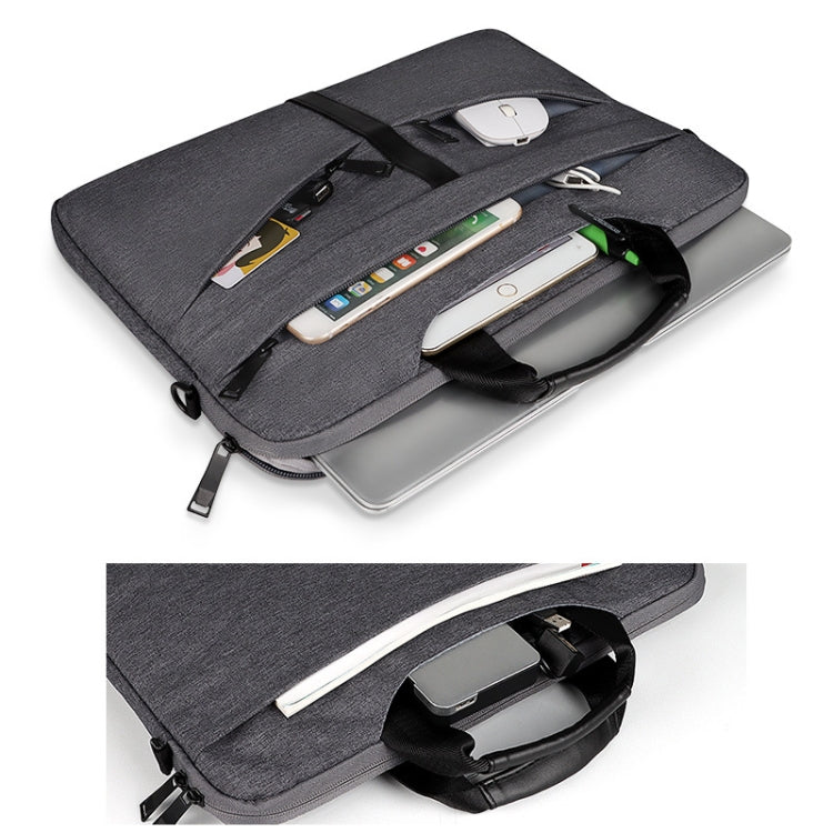 DJ04 Hidden Handle Waterproof Laptop Bag, Size: 14.1-15.4 inches(Tibetan) - 14.1 inch by buy2fix | Online Shopping UK | buy2fix