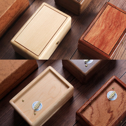 Wooden Jewelry Storage Music Box with Photo Frame Function, Spec: Maple - Music Box by buy2fix | Online Shopping UK | buy2fix
