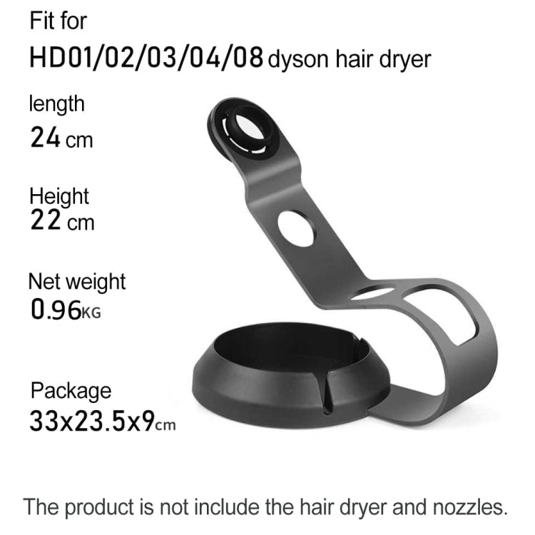 For Dyson Supersonic Hair Dryer Stand Holder With Cable Storage Function(Rose Red) - Hair Dryers & Accessories by buy2fix | Online Shopping UK | buy2fix