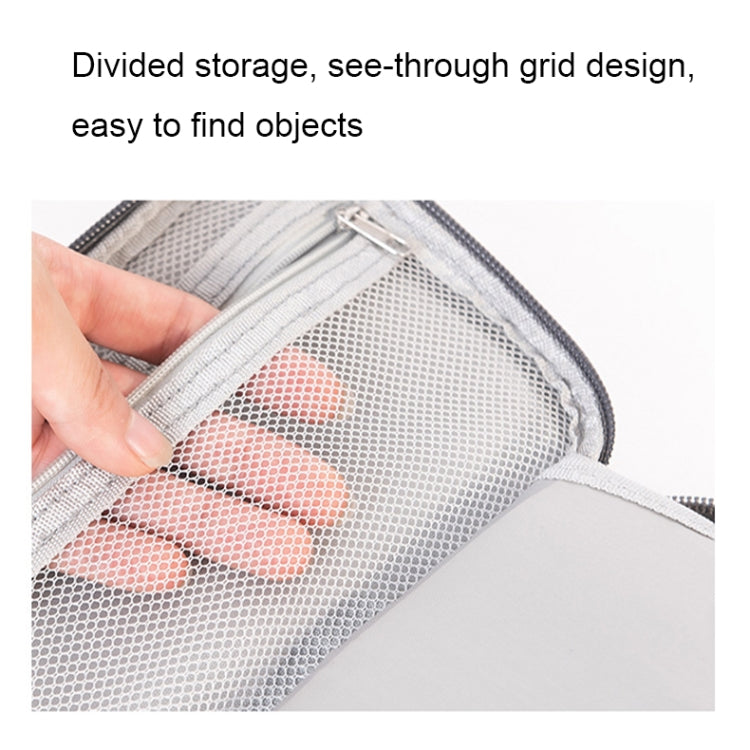 RH532 Mini Multifunctional Digital Storage Bag(Grey) - Digital Storage Bag by buy2fix | Online Shopping UK | buy2fix