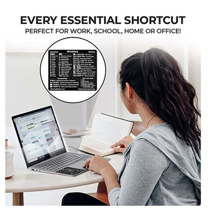 PC Reference Keyboard Shortcut Sticker Adhesive For PC Laptop Desktop(For Word Excel) - Silicone / Sticker by buy2fix | Online Shopping UK | buy2fix