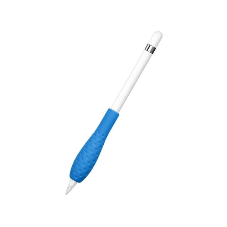 Tablet Stylus Pencil Silicone Case For Apple Pencil 1/2 Gen(Blue) - Pencil Accessories by buy2fix | Online Shopping UK | buy2fix