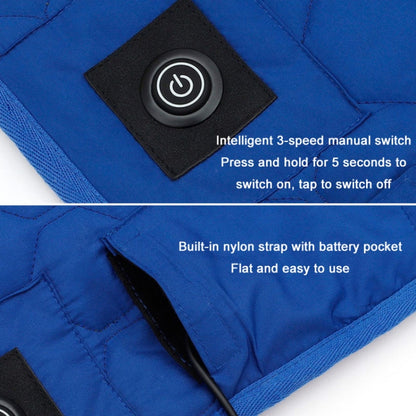 Winter USB Rechargeable Smart Seven Zone Heating  Anti-cold Sleeping Bag Pad(Black Gray) - Camping Mats by buy2fix | Online Shopping UK | buy2fix