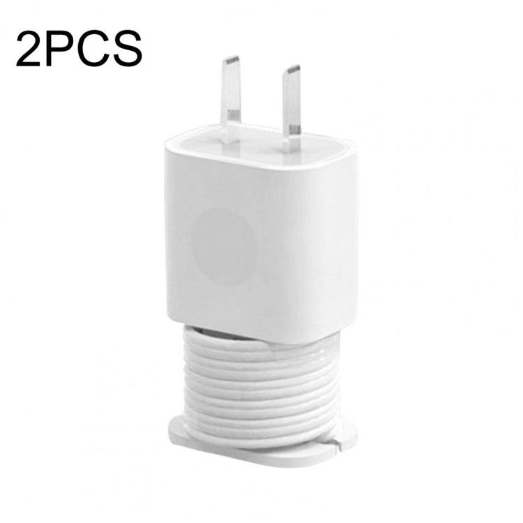 For iPhone 11/12 18W/20W Power Adapter 2pcs Protective Case Cover Data Cable Organizer(Transparent) - Cable Organizer by buy2fix | Online Shopping UK | buy2fix