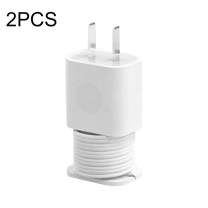 For iPhone 11/12 18W/20W Power Adapter 2pcs Protective Case Cover Data Cable Organizer(Transparent) - Cable Organizer by buy2fix | Online Shopping UK | buy2fix