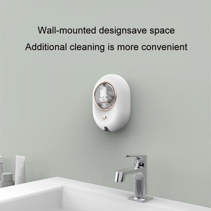 K08 LED Wall Mounted Induction Space Capsule Automatic Soap Dispenser(White) - Soap Dispenser by buy2fix | Online Shopping UK | buy2fix