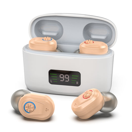 Z-127D In-ear Sound Amplifier Digital Display Hearing Aid Earphone(Complexion) - Hearing Aids by buy2fix | Online Shopping UK | buy2fix