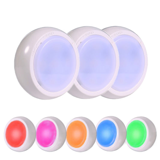 Ambience Pat Light Bedside Eye Protection Night Light, Color: RGBW Color Light Charging(3pcs No Remote Control) - Novelty Lighting by buy2fix | Online Shopping UK | buy2fix