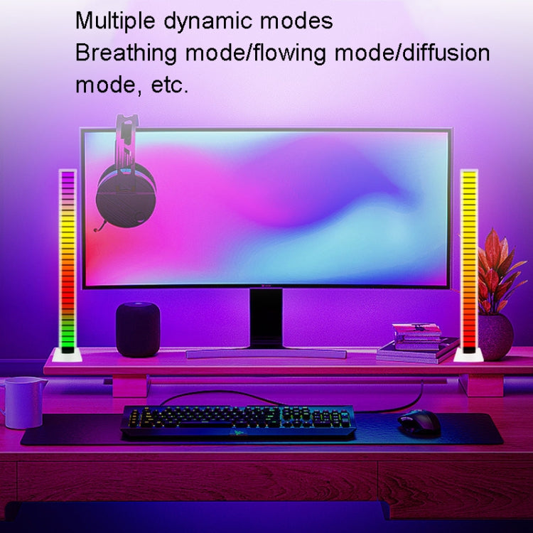 LED Pick Up Light Illuminating Light Effect Desktop Night Light, Color: White+Stand(USB Charging) - Novelty Lighting by buy2fix | Online Shopping UK | buy2fix