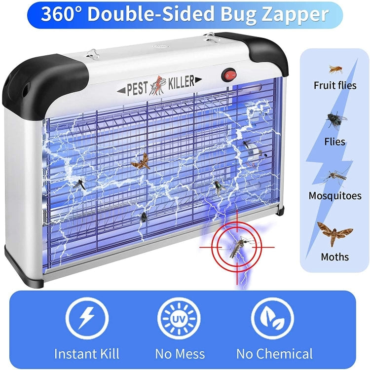 SK611 Indoor Household 20W Electric Shock Mosquito Killer Lamp High Voltage Hotel Fly Killer Lamp(AU Plug) - Repellents by buy2fix | Online Shopping UK | buy2fix