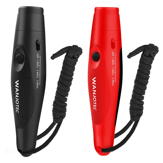 WANJOTEC EW001 Large Volume Outdoor Training Referee Coach Electronic Whistle, Color: Black Red - Sporting goods by WANJOTEC | Online Shopping UK | buy2fix