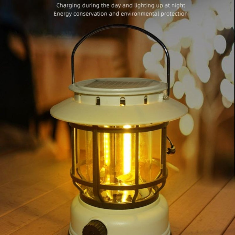 Waterproof Outdoor Tent Retro Atmosphere Horse Lamp, Color: Solar Energy White - Camping Lighting by buy2fix | Online Shopping UK | buy2fix