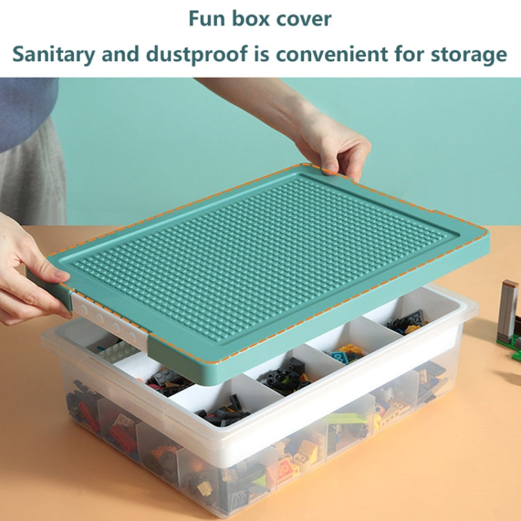 Children Toy Parts Building Blocks Storage Box(Yellow) - Storage Boxes by buy2fix | Online Shopping UK | buy2fix