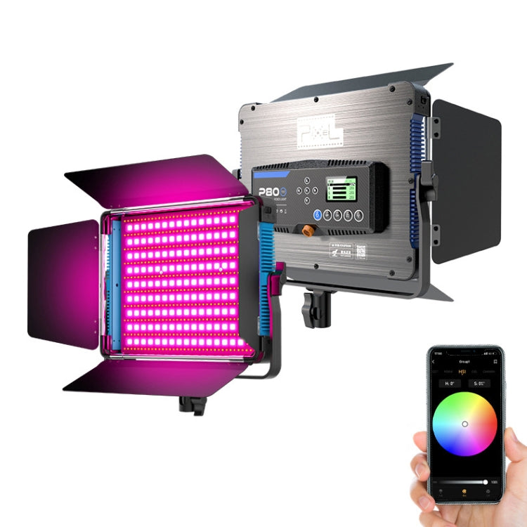 Pixel P80 60W 2600-10000K 542 LEDs Photography Fill Light Support Mobile APP Remote Control,EU Plug -  by Pixel | Online Shopping UK | buy2fix