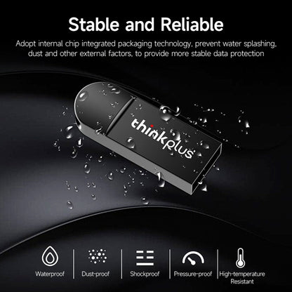 Lenovo ThinkPlus MU222 2.0 Business Office U Disk, Capacity: 64GB(Black) - USB Flash Drives by Lenovo | Online Shopping UK | buy2fix