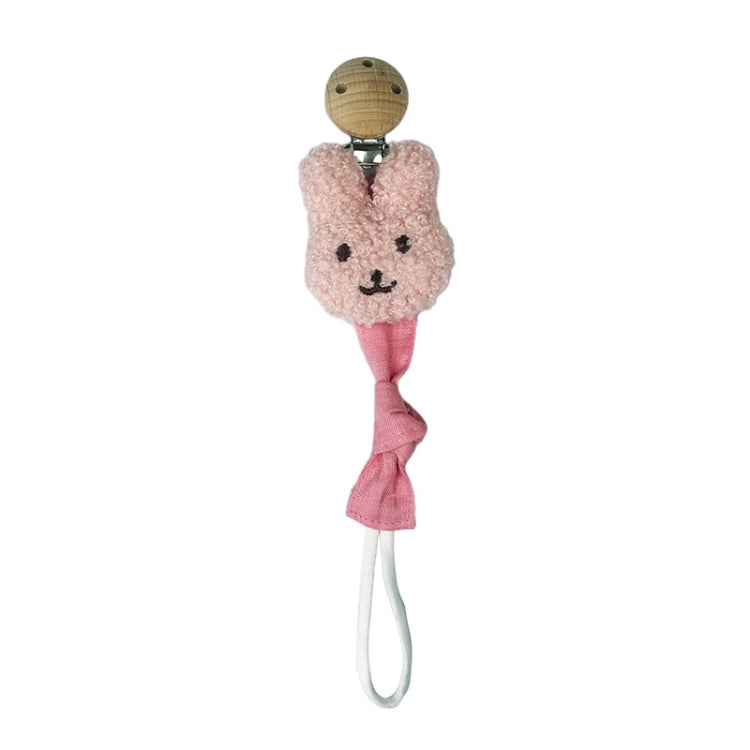 Animal Head Pacifier Chain Newborn Pacifier Clip, Style: Rabbit - Cups & Silicone Nipple by buy2fix | Online Shopping UK | buy2fix