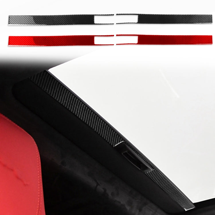 For Jaguar F-TYPE 2013+ Universal Sunroof Handle Sticker For Left And Right Drive(Red) - Car Interior Mouldings by buy2fix | Online Shopping UK | buy2fix