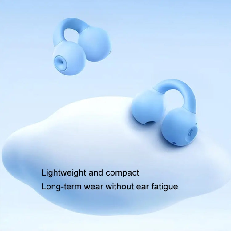 REMAX CozyBuds W15 Transparent Ear Clip Wireless Bluetooth Earphone OWS Sports Earphone(Blue) - Bluetooth Earphone by REMAX | Online Shopping UK | buy2fix