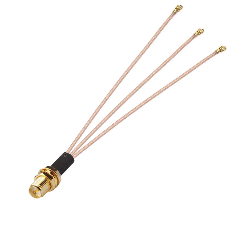 1 In 3 IPX To RPSMAK RG178 Pigtail WIFI Antenna Extension Cable Jumper(15cm) - Connectors by buy2fix | Online Shopping UK | buy2fix