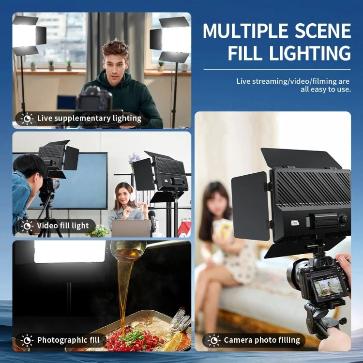 Pixel  P30 20W 2500-6500K 2400Lux Dual Color Temperature Photography Fill Light Standard Set -  by Pixel | Online Shopping UK | buy2fix