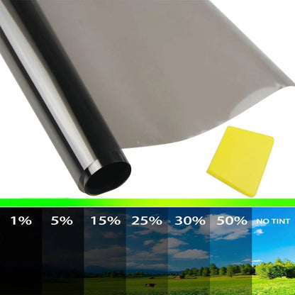 50cm x 3m Car Glass Sun Protection Heat Insulation Solar Translucent Film, Transmittance: 50 Percent - Window Foils & Solar Protection by buy2fix | Online Shopping UK | buy2fix