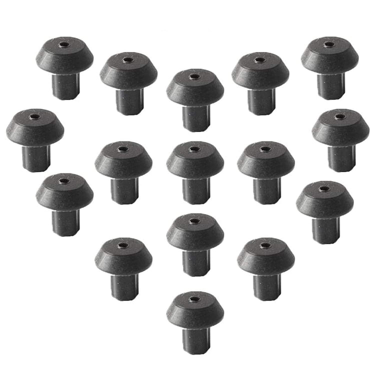 16pcs /Pack WB2K101 Rubber Feet for GE Kenmore Burner Grate Replaces WB02T10461 AP2622260(Black) - Kitchen Machine Accessories & Parts by buy2fix | Online Shopping UK | buy2fix