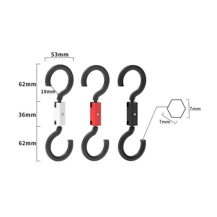 Multi-purpose Car Seat Without Disassembly Back Hook(Black) - Auto Fastener & Clips by buy2fix | Online Shopping UK | buy2fix