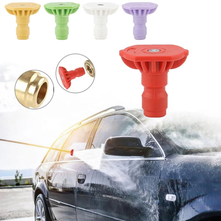 High-pressure Car Washer Nozzle Fan-shaped 1/4 Quick Plug Connector Water Rifle Parts, Specification: Mist Nozzle - Car Washer & Accessories by buy2fix | Online Shopping UK | buy2fix