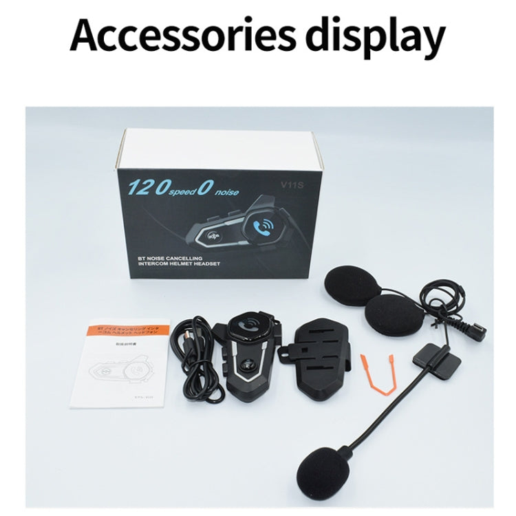 Motorcycle Noise Reduction Waterproof Helmet Cycling Bluetooth Headphones - Motorcycle Walkie Talkie by buy2fix | Online Shopping UK | buy2fix