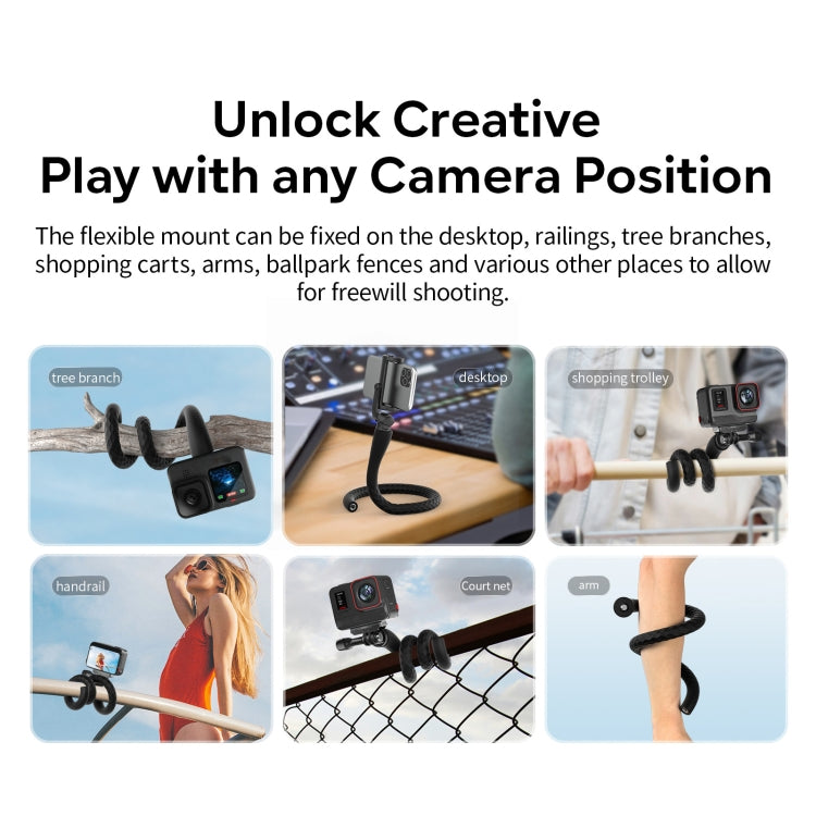 aMagisn AM10 Flexible Stand Octopus Sports Camera Cycling Vlog Accessories - Mount & Holder by aMagisn | Online Shopping UK | buy2fix
