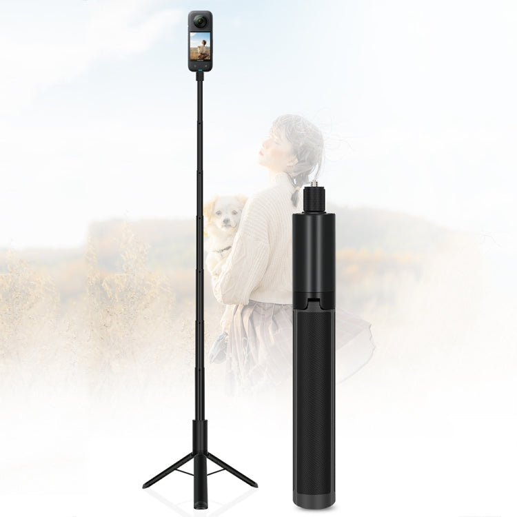 1.22m For Insta360 One X Retractable Integrated Camera Panoramic Invisible Selfie Stick Tripod(YZ712) - Self Monopod Grip by buy2fix | Online Shopping UK | buy2fix