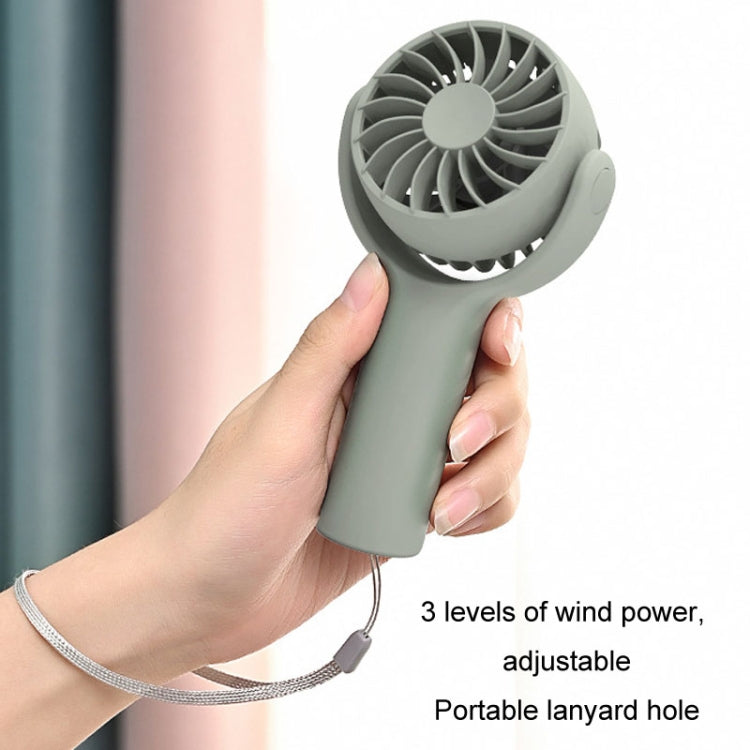 Mini Handheld Small Fan Rechargeable Mute Desktop Portable Fan(Green) - Electric Fans by buy2fix | Online Shopping UK | buy2fix