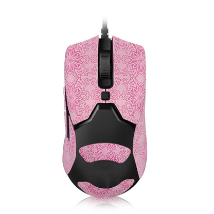 Snowflake Pattern Anti-slip Mouse Stickers For Razer Viper Mini Pink Full Surround - Silicone / Sticker by buy2fix | Online Shopping UK | buy2fix