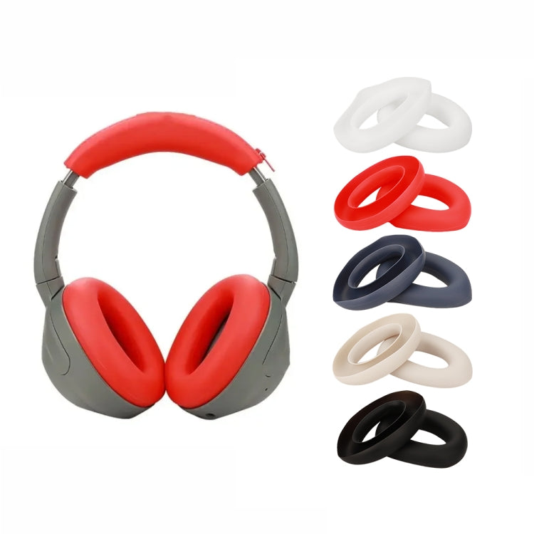 For Sony ULT Wear WH-Ult900N Headset 1pair Silicone Ear Pads Cushion Cover(Deep Blue) - Earmuff & Pad by buy2fix | Online Shopping UK | buy2fix