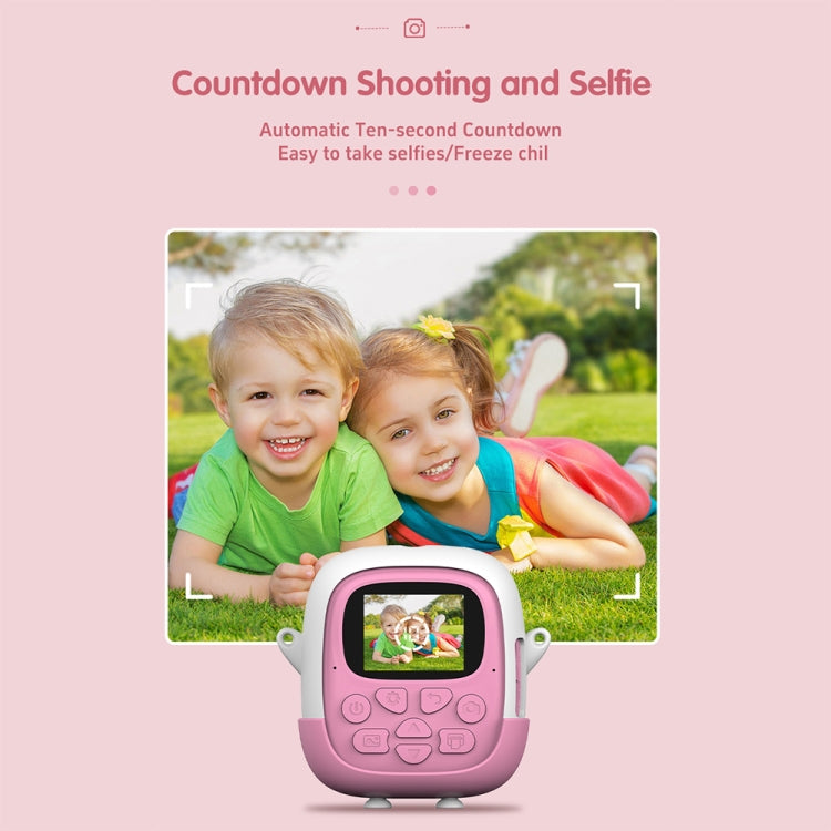 A19B 2.0-Inch 720P HD Reversible Camera Cartoon Children Mini Digital Printing Camera(Green) - Children Cameras by buy2fix | Online Shopping UK | buy2fix