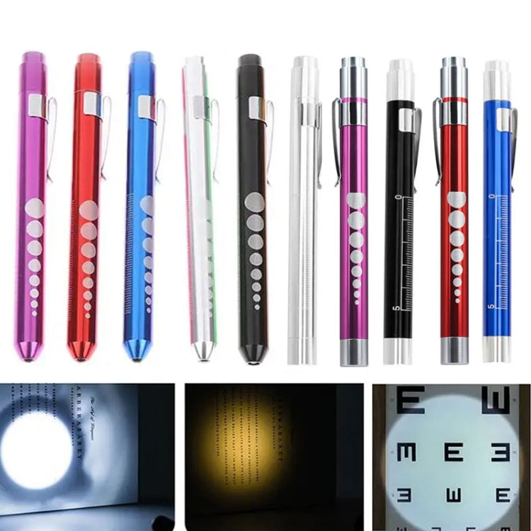 E-SMARTER Multifunctional Pen Flashlight Graduated LED Penlight, Color Random Delivery, Style: Convex Head White Light - LED Flashlight by E-SMARTER | Online Shopping UK | buy2fix