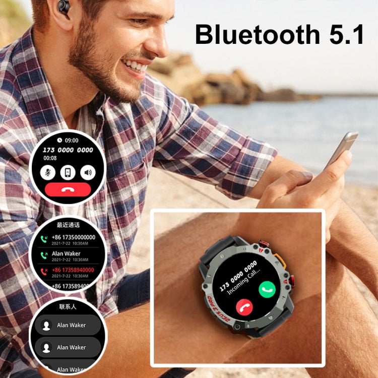 LOKMAT ZEUS3 Pro 1.39-Inch 5ATM Waterproof Outdoor Sports Bluetooth Call Smart Watch(Blue) - Smart Watches by LOKMAT | Online Shopping UK | buy2fix