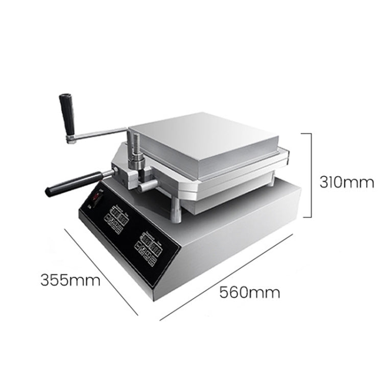 Japanese Paper Thin Seafood Cracker Pancake Machine EU Plug 220V 2800W - Bulit-in Ovens & Accessories by buy2fix | Online Shopping UK | buy2fix