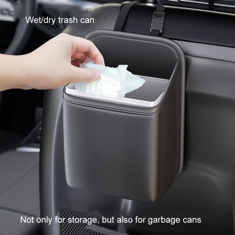 Car Seat Storage Bag With Waterproof Bucket Car Storage Multifunctional Trash Can(Grey) - Stowing Tidying by buy2fix | Online Shopping UK | buy2fix