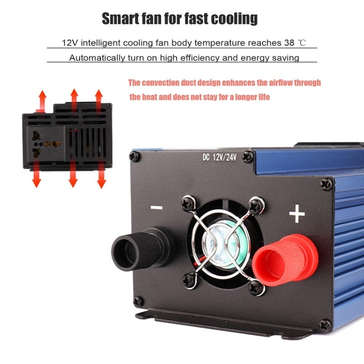 2600W/12V24V Convert To 220V Dual Voltage Modified Sine Wave Inverter - Modified Square Wave by buy2fix | Online Shopping UK | buy2fix