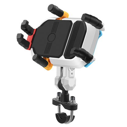 Colorful Motorcycle Shock-absorbing Navigation Mobile Phone Holder(Handlebar Model) - Holder by buy2fix | Online Shopping UK | buy2fix